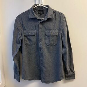 Banana Republic Gray Standard Fit Shirt